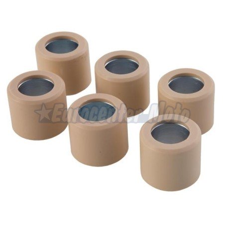 Rodillos variador Original motores Piaggio 500 varios modelos. 25X22,2 de 28,5gr. 6 unidades