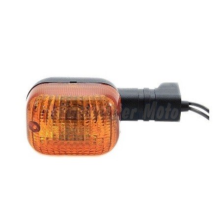 Intermitente delantero izquierdo y trasero derecho universal naranja.