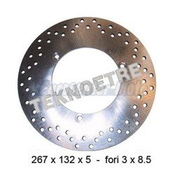 Disco de freno trasero Yamaha Majesty 400 hasta 2011