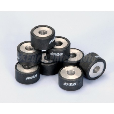 Rodillos variador Polini 25x15 de 14 gramos. 8 Unidades