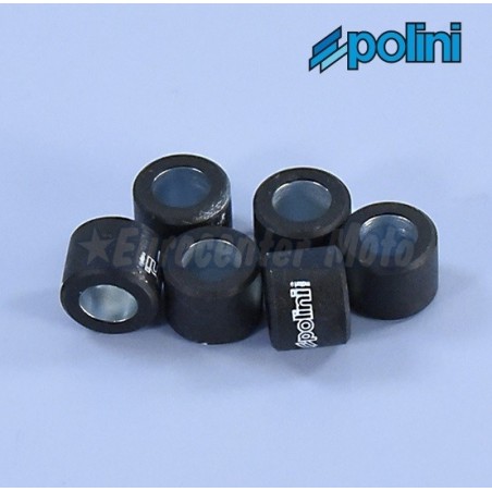 Rodillos variador Polini 15x12 de 4,1 gramos. 6 unidades
