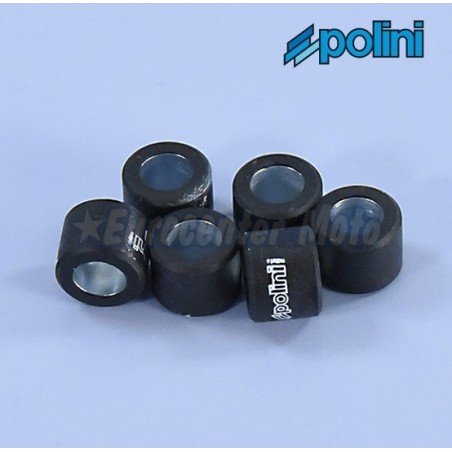 Rodillos variador Polini 19x15,5 de 5 gramos. 6 unidades