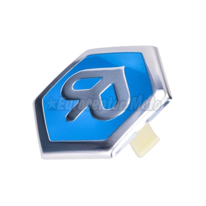 Emblema hexagonal encastrado Piaggio. 42mm