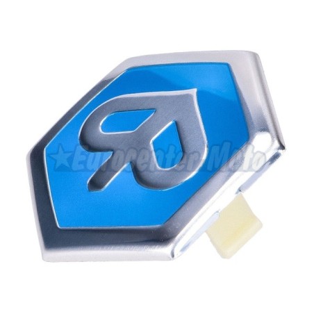 Emblema hexagonal encastrado Piaggio. 42mm