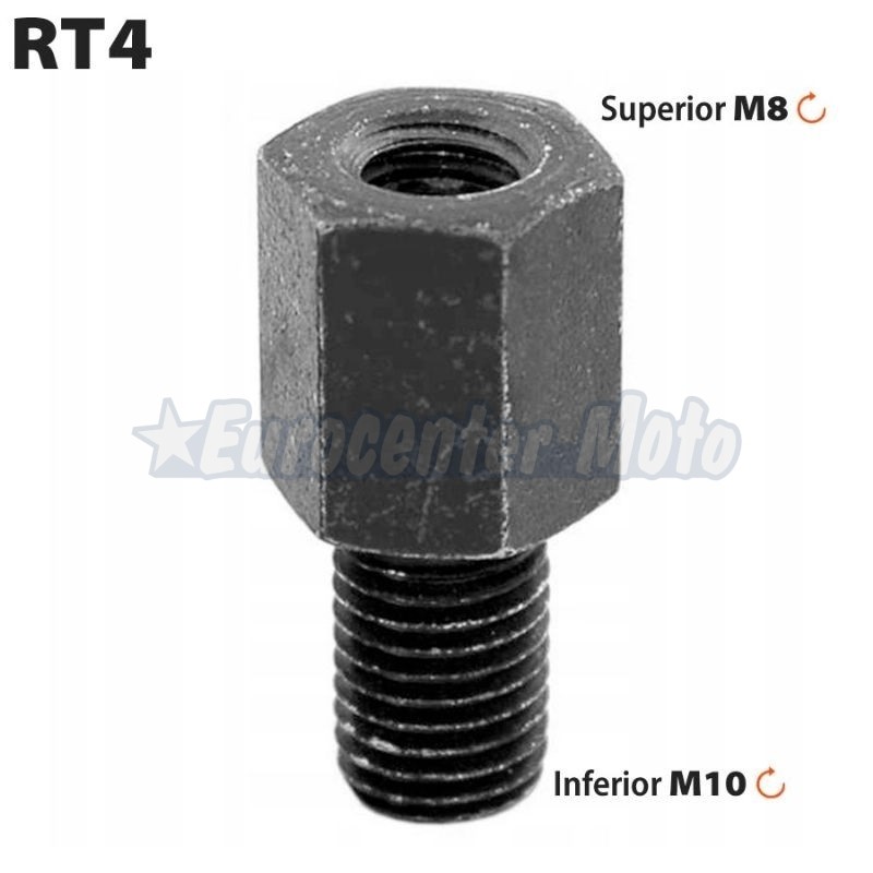 Variador de rosca para espejo M8 derecha superior y M10 derecha inferior.