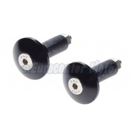 Contrapesos manillar cónicos planos. Goma de 14mm. Varios colores