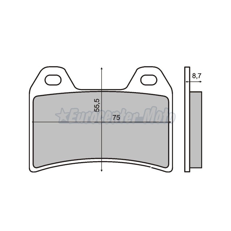 Pastillas de freno sinterizadas BMW, Ducati, Guzzi, Yamaha varios modelos