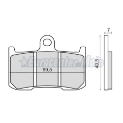 Pastillas de freno sinterizadas Kawasaki, Triumph, Indian...