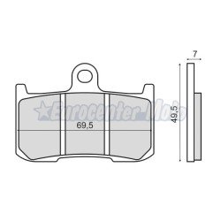 Pastillas de freno sinterizadas Kawasaki, Triumph, Indian...