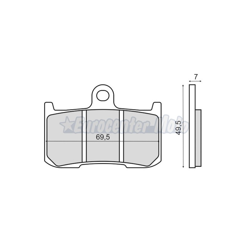 Pastillas de freno sinterizadas Kawasaki, Triumph, Indian...