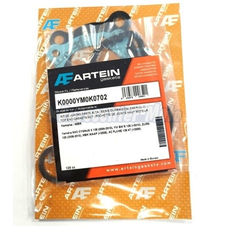Juego juntas cilindro Artein Yamaha NXC Cygnus X 125