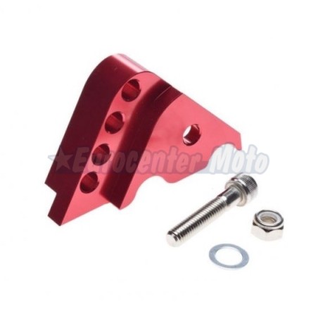 Suplemento amortiguador tipo Polini motores Minarelli scooter 50. Rojo