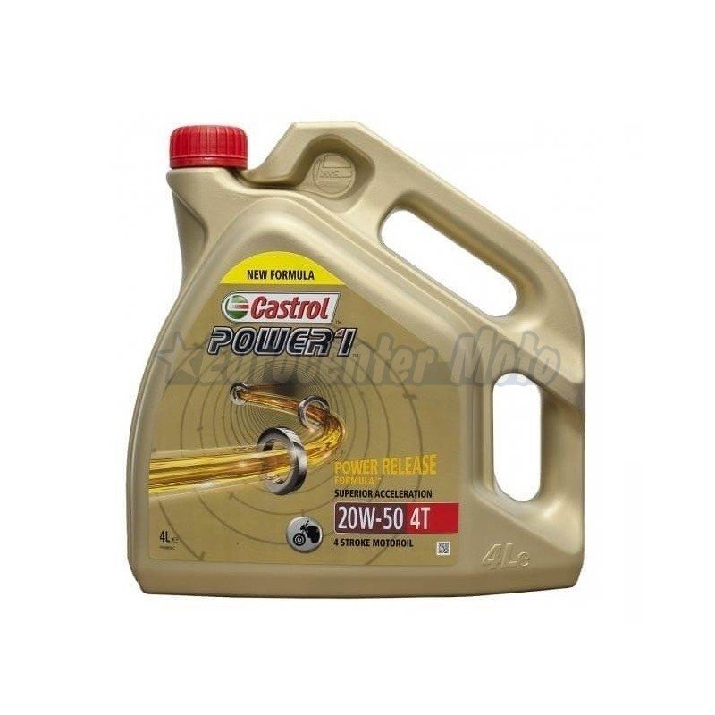 Aceite Castrol Power 1 20W-50 4T. 4L