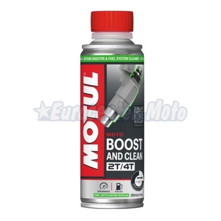 Aditivo Motul Boost and Clean Moto 200ml (Limpiador circuito combustible)