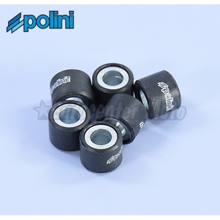 Rodillos variador Polini 16x13 de 3,8 gramos. 6 unidades