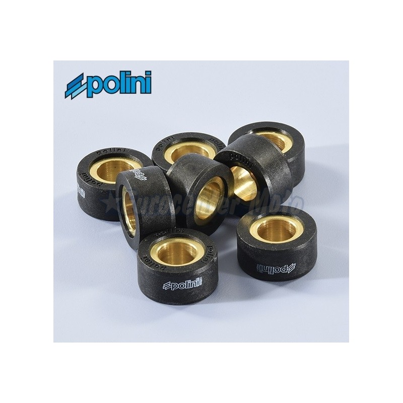 Rodillos variador Polini 26,1x12,8 de 20,2 gramos. 6 unidades