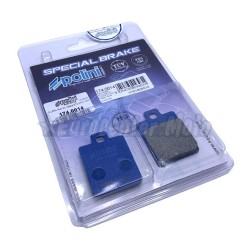 Pastillas de freno orgánicas Polini For Race de 1 pasador Piaggio, Peugeot, SYM...