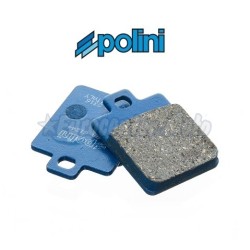 Pastillas de freno orgánicas Polini For Race de 1 pasador Piaggio, Peugeot, SYM...