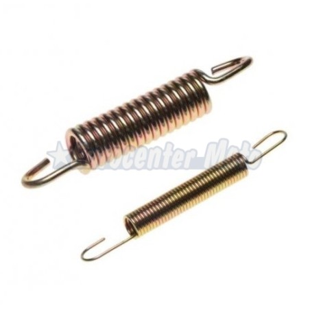 Juego muelles caballete central universal. Largo 9,2cm