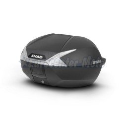 Maleta Top case Shad SH47 reflector blanco