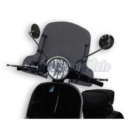 Cúpula Malossi Sport Screen Ahumado oscuro Vespa PX 125-150-200, LML Star