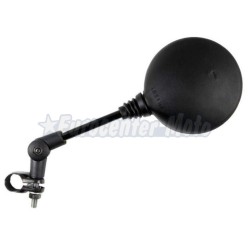 Espejo universal Off-road abatible redondo de Ø116mm con abrazadera