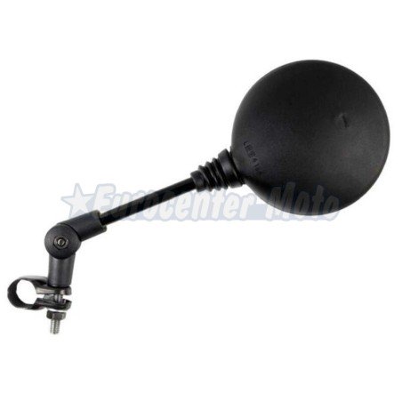 Espejo universal Off-road abatible redondo de Ø116mm con abrazadera