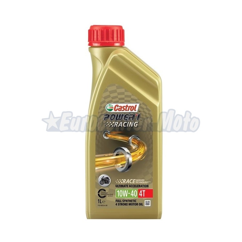 Aceite Castrol Power 1 Racing 10W-40 4T. 1L
