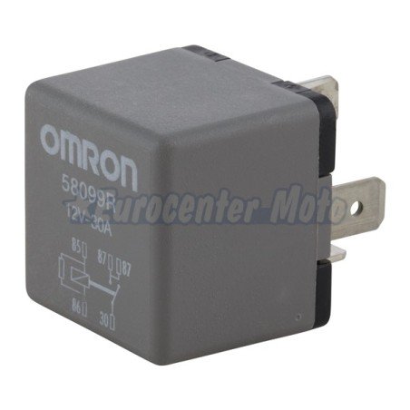 Relé luces Original Piaggio 12v 30A 5 Terminales. Varios modelos.