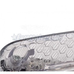 Piloto mini porta-matrículas Leds transparente. Homologado