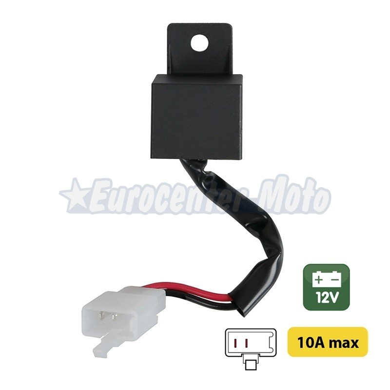 Relé intermitentes Leds 2 Pins. Intermitencia electrónica Plug & Play 12v 10A