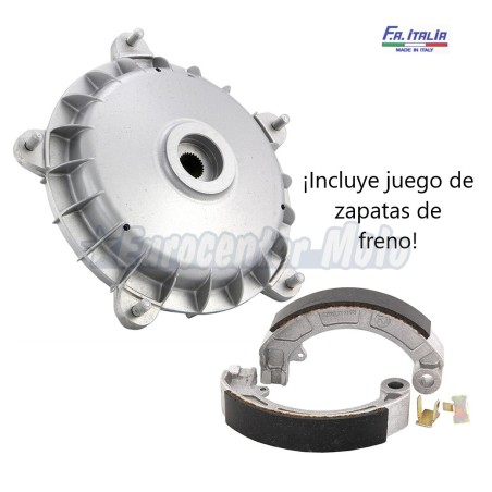 Tambor de freno trasero Vespa 200 Iris, TX, PX, DN…(Cuello de 30mm)