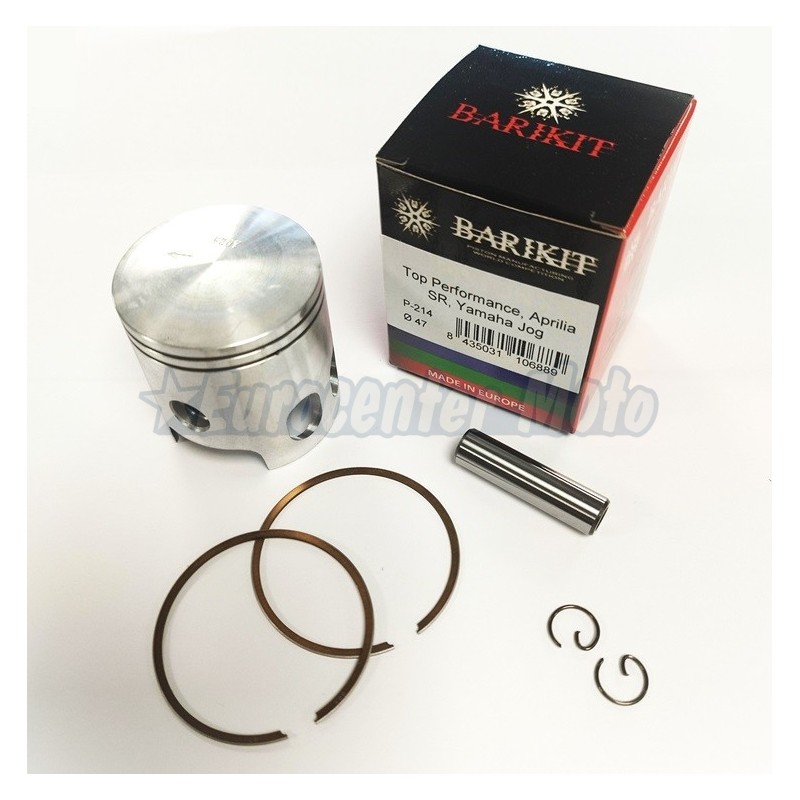 Pistón Barikit cilindros Top Minarelli scooter a Ø47,40mm. Letra A