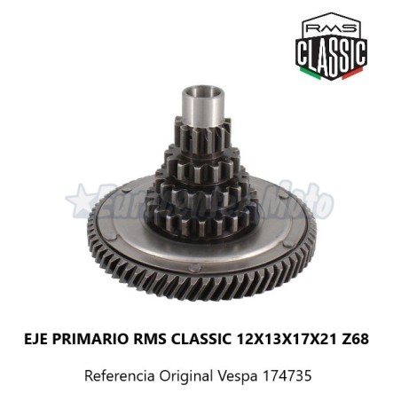 Tren fijo Vespa PX 125/150/200, Iris, TX, T5...  Relación 12-13-17-21 Z68