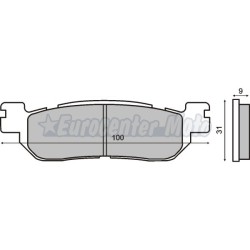 Pastillas de freno sinterizadas Yamaha X-Max, X-City, Majesty varios modelos