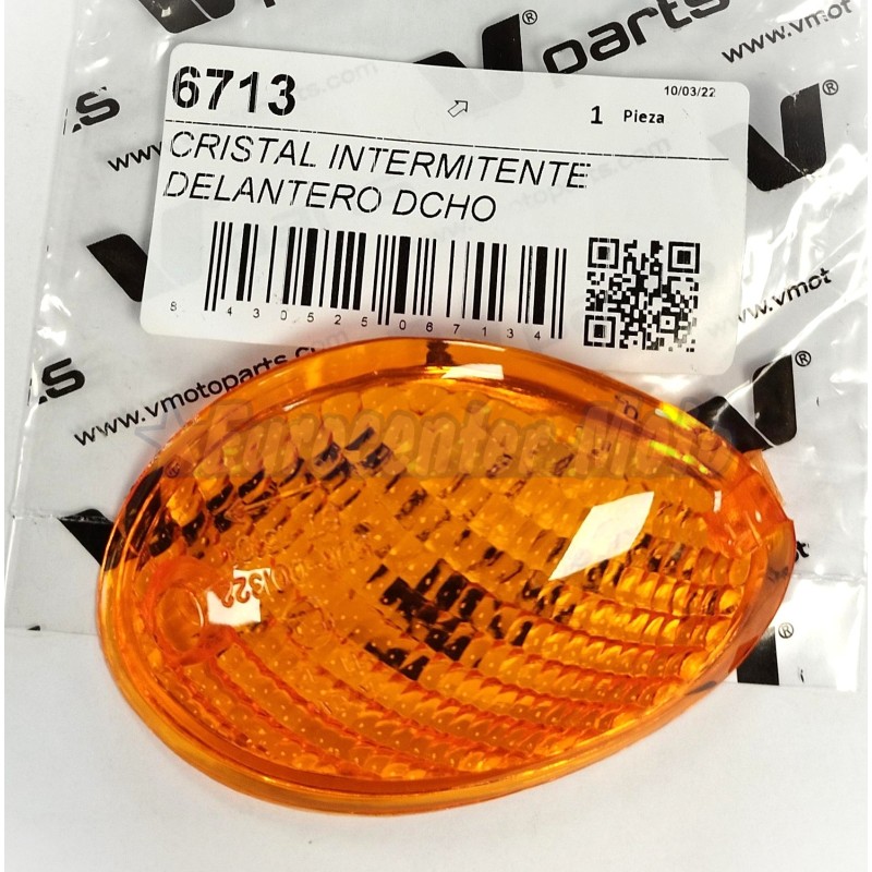 Cristal naranja intermitente delantero derecho Yamaha Neo´s 50/100 hasta 2001