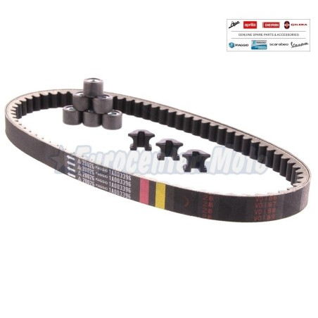 Kit correa, rodillos y guías Piaggio 125 I.E 3V Aire (Liberty, Primavera, Sprint...)