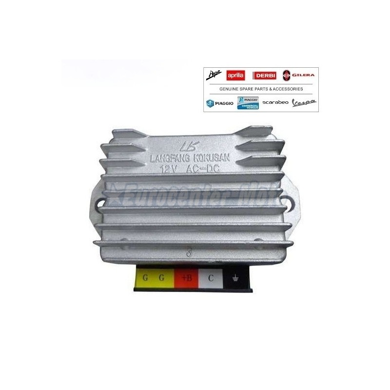 Regulador Original Vespa PX 125/150/200, PK 125 XL, FL, T5... 5 terminales