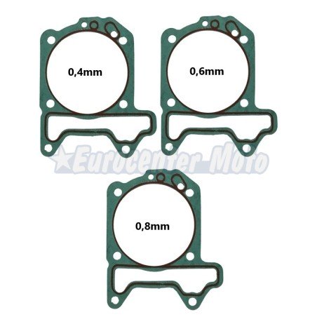 Kit 3 juntas base cilindro motores Piaggio 125/250/300 varios modelos