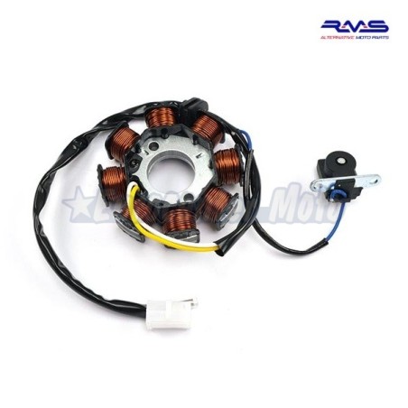 Stator Sym Symphony 125 S y SR de 2010 a 2014 (8 polos)