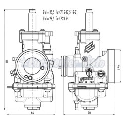 Carburador Polini CP D.19