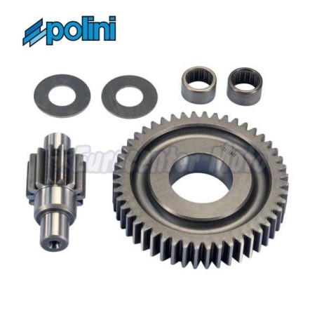 Kit transmisión secundaria Polini 14/48z motores Piaggio 50 desde 2000