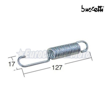Muelle universal para caballete central. Largo 127mm