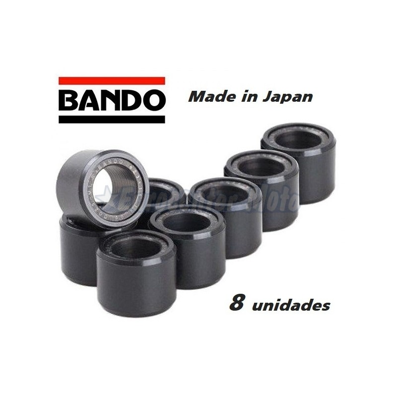 Rodillos variador 20X12mm (Varios pesos). 8 unidades. Bando