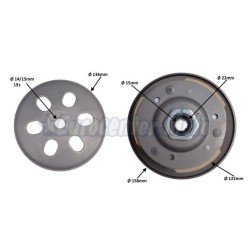 Embrague completo con poleas Yamaha N-Max 125 hasta 2020