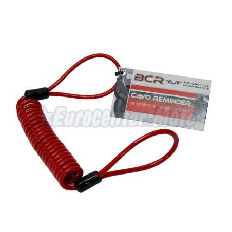 Cable recordatorio antirrobo freno disco