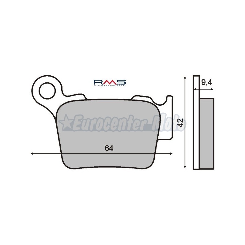 Pastillas de freno orgánicas KTM, Sherco, Gas Gas y varias