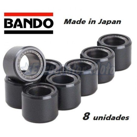 Rodillos variador 25x17mm (Varios pesos). 8 unidades. Bando