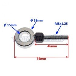 Tensor de cadena Derbi Senda y varias. 8mm